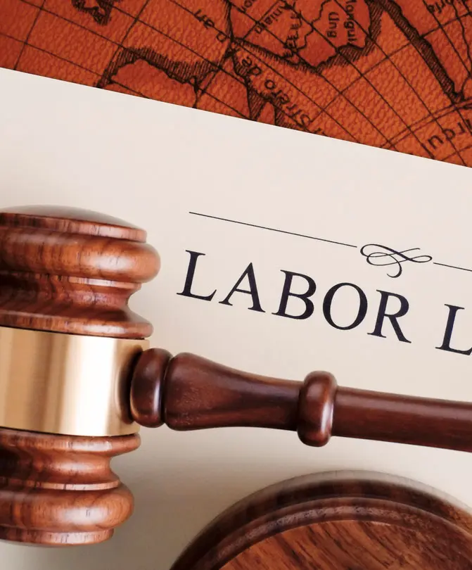 gavel-resting-on-a-document-labeled-labor-law