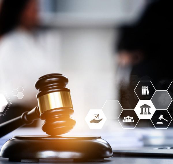 Gavel-and-legal-icons-illustrating-workers'-rights Gavel-and-legal-icons-illustrating-workers'-rights