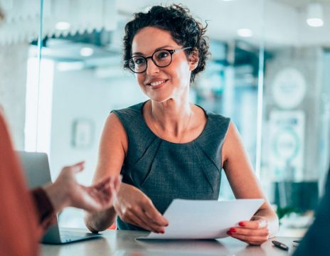 attorney explaining options to couple during consultation